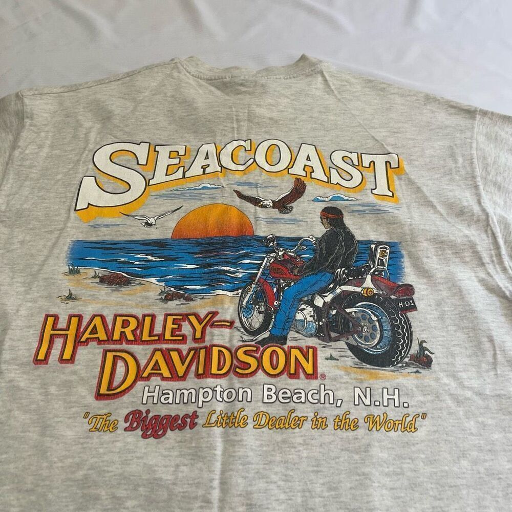 Harley Davidson VTG Grey Milwaukee Wisconsin T-Shirt Size XL